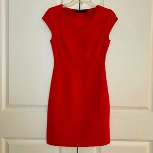 The Limited Women's Cap Sleeve Sheath Dress (Size 0, Red)